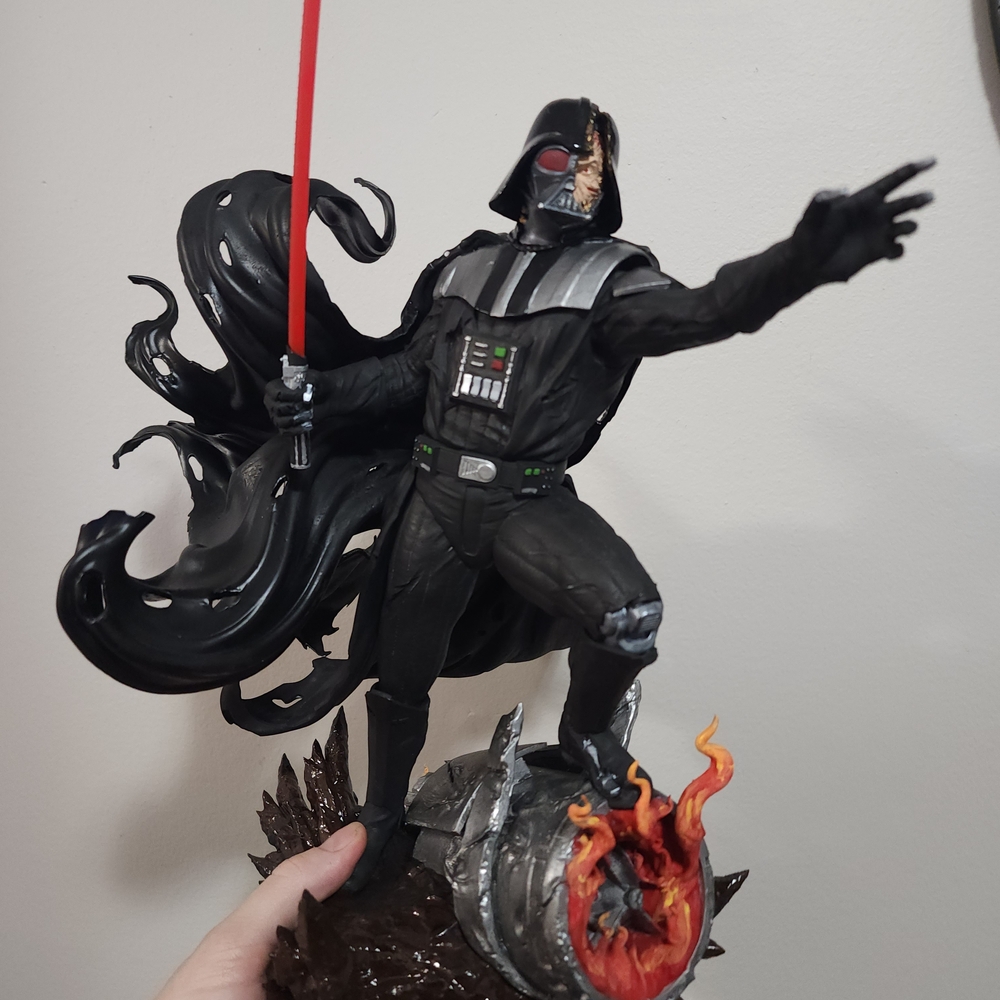 Darth Vader Black and Red Art Statue